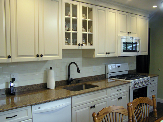 painted kitchen